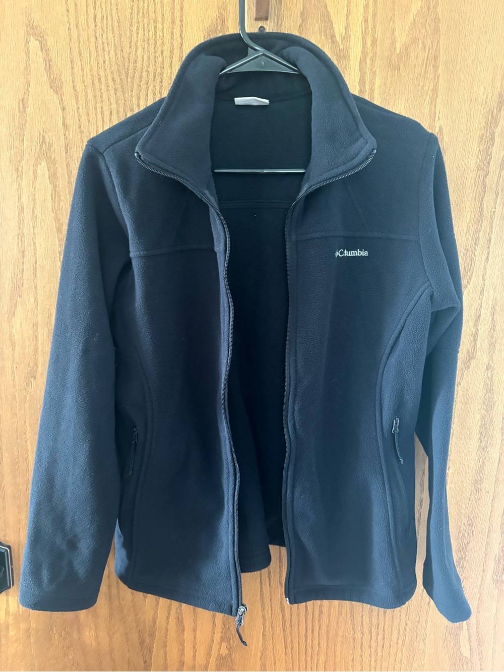 Columbia Navy Blue Full-Zip Fleece Jacket